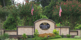 Paddock Club Monument Sign Exterior Signs