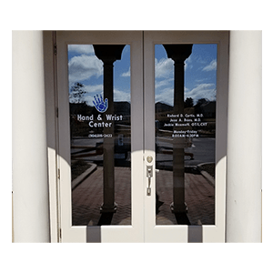 Window-Lettering-Hand-And-Wrist-Center