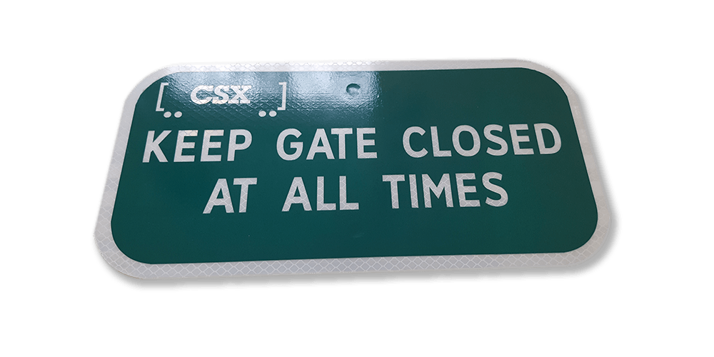 Aluminum-Signs-CSX Aluminum-Signs-CSX