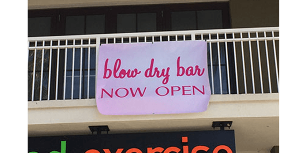 Banner-Blow-Dry-Bar - Copy2 Engraved Plastic Electrical Labels