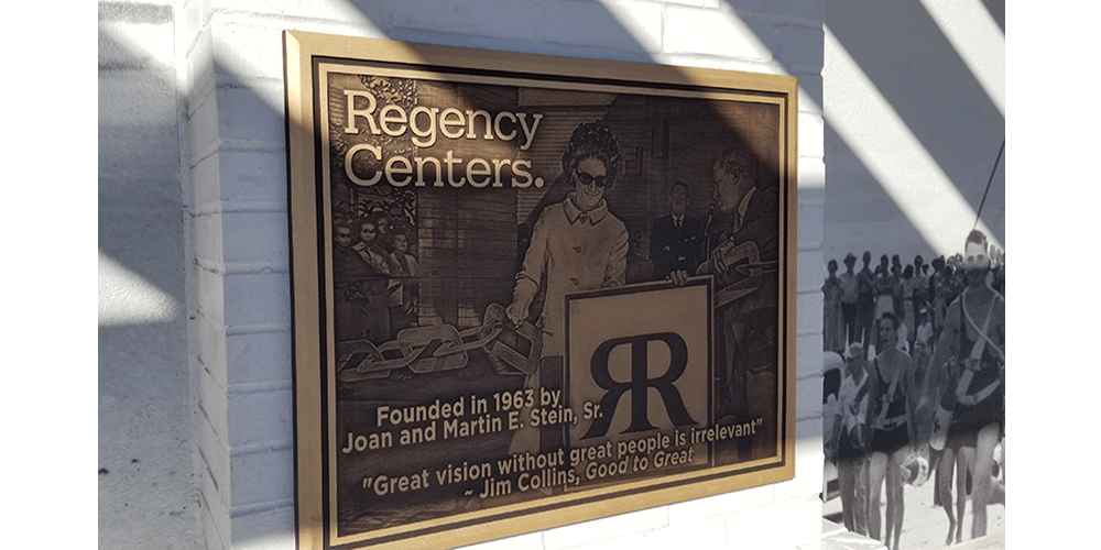 Plaques-Regency-Centers Plaques-Regency-Centers