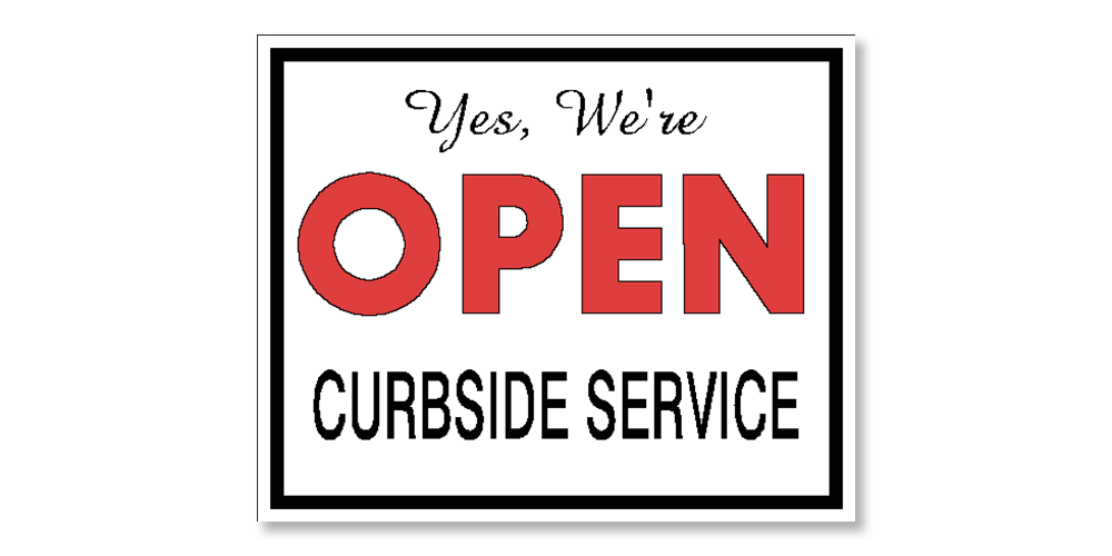 Yard-Sign-Curbside-Service Yard-Sign-Curbside-Service
